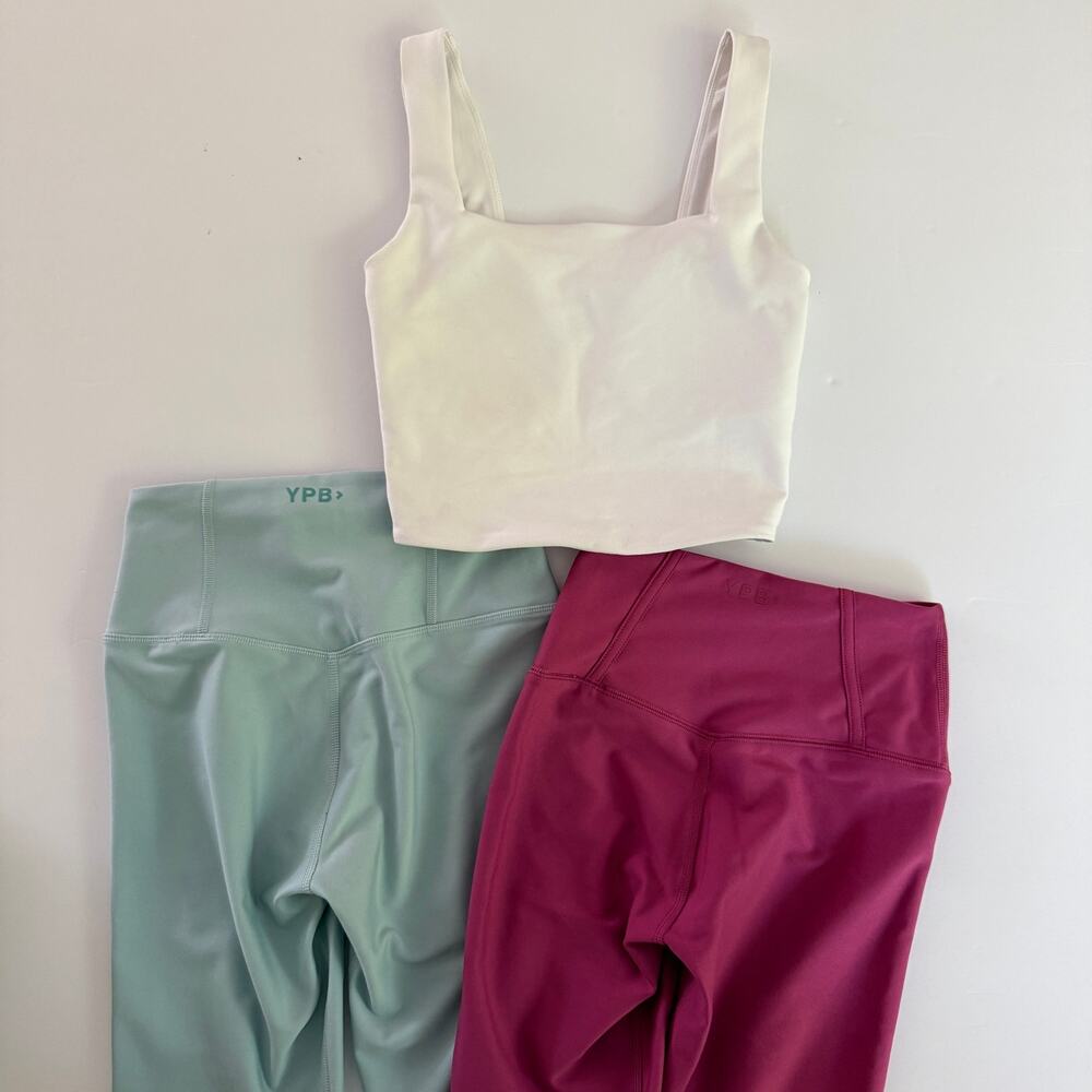 YPB Abercrombie Bundle Tank + Leggings XS - Picture 2 of 4